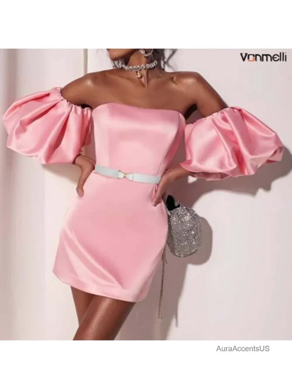 Stretchy Skinny Elastic Bow Belt for Dresses Waist Belts